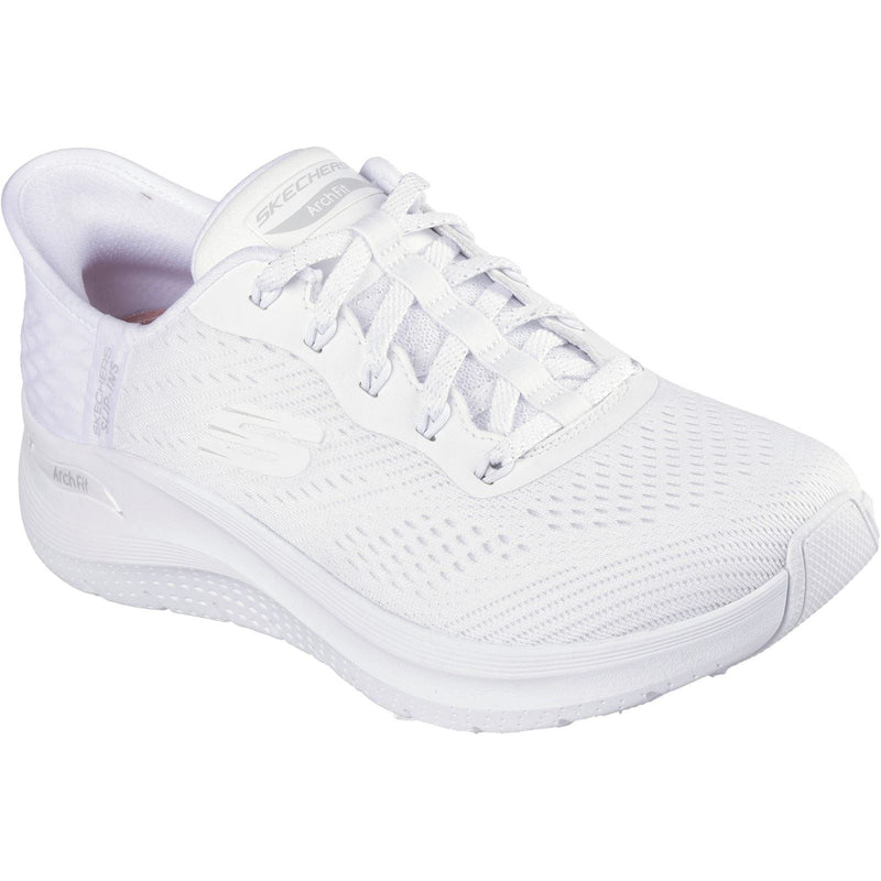 Skechers Arch Fit 2.0 Easy Chic Sneakers En Toile Blanche Pour Femme