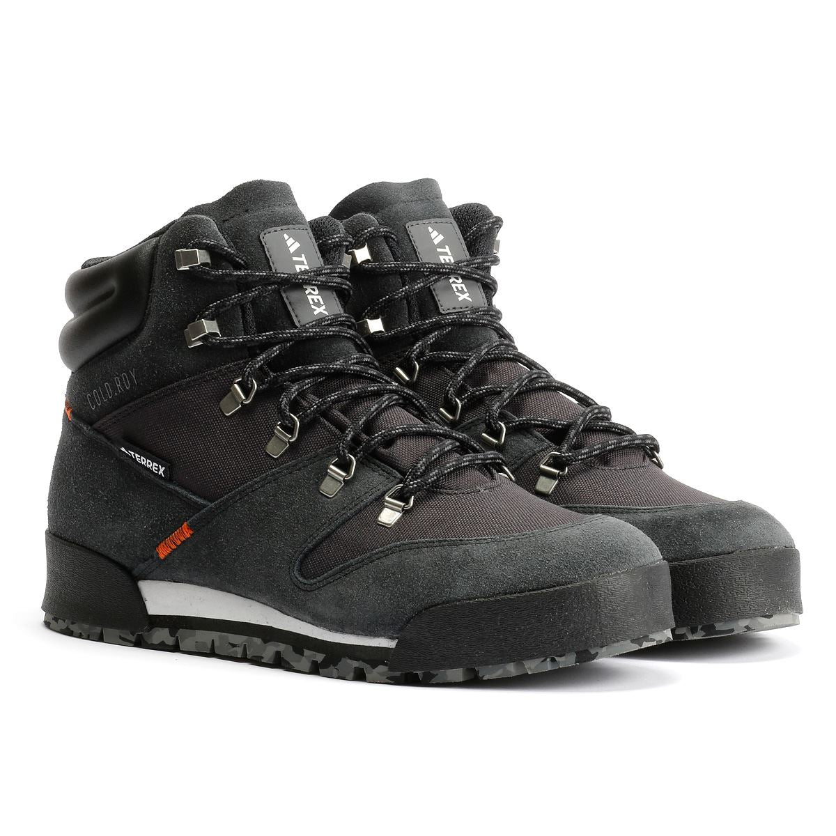 Adidas Terrex Snowpitch COLD.RDY Bottes Noires Pour Hommes En Suede