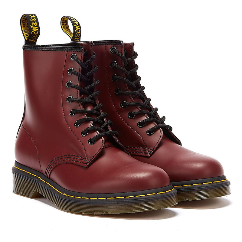 Dr. Martens 1460 Smooth Femme Cherry Rouge Leather Bottes