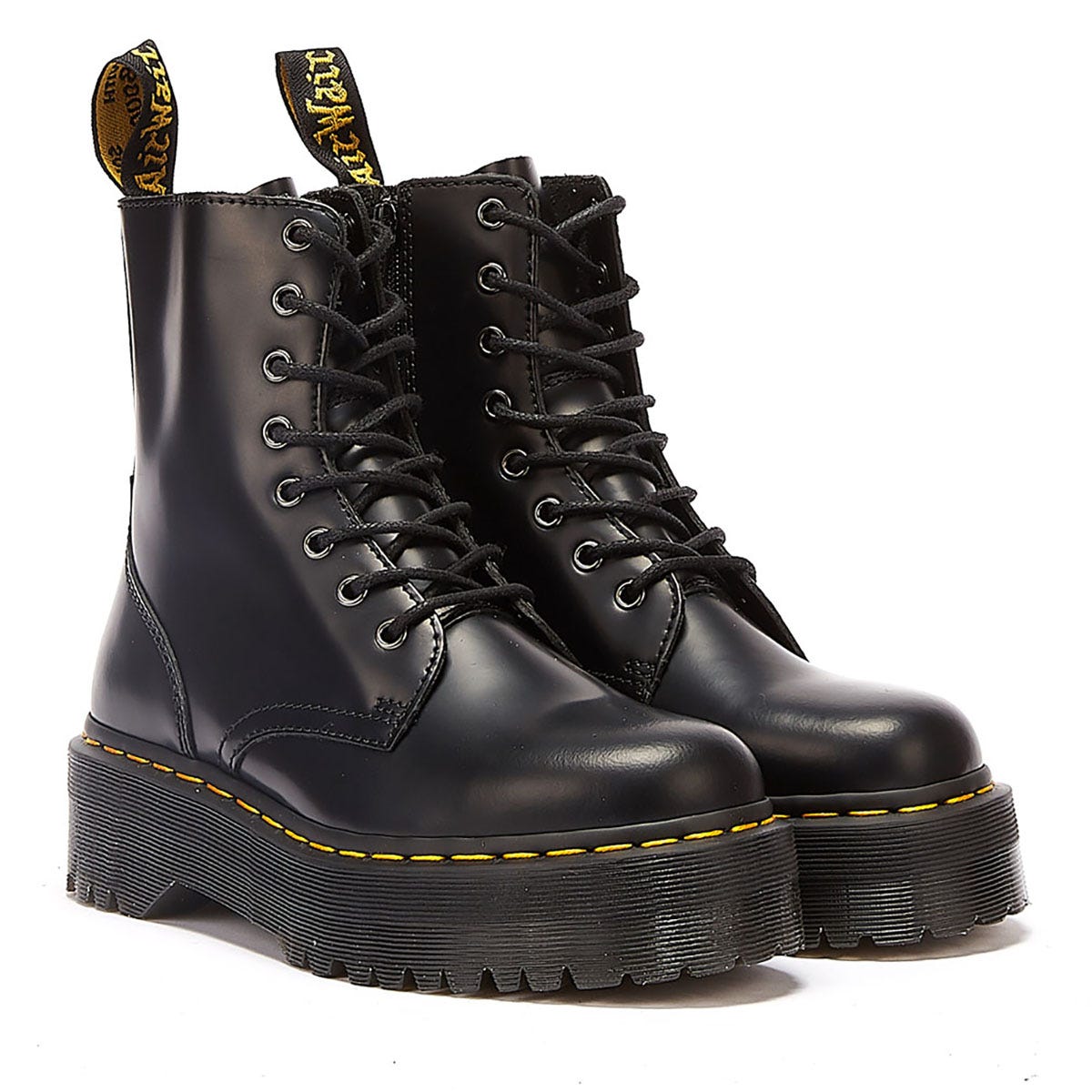 Dr. Martens Jadon Smooth Femme Noir Platform Bottes