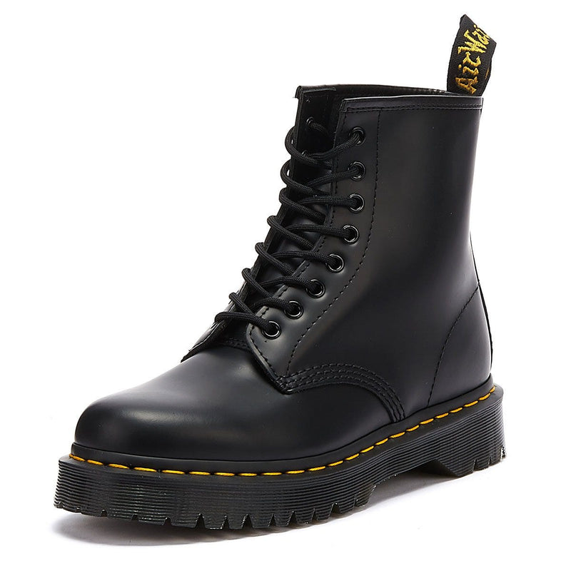 Dr. Martens 1460 Bex Bottes noires en cuir lisse pour femmes