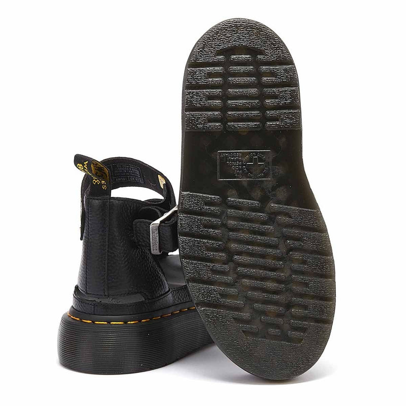 Dr. Martens Clarissa II Quad Femme Noires Platform Sandales