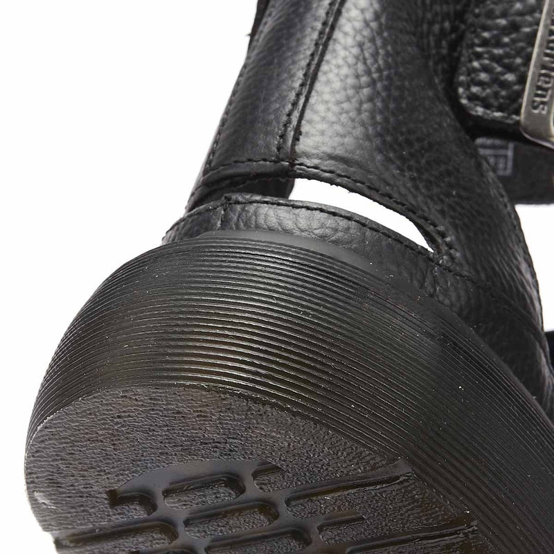 Dr. Martens Clarissa II Quad Femme Noires Platform Sandales