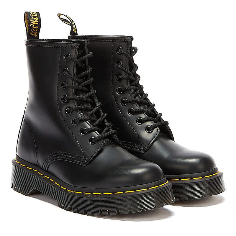Dr. Martens 1460 Bex Bottes noires en cuir lisse pour femmes