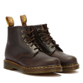 Dr. Martens 101 YS Crazy Horse Bottes marron foncé