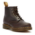 Dr. Martens 101 YS Crazy Horse Bottes marron foncé