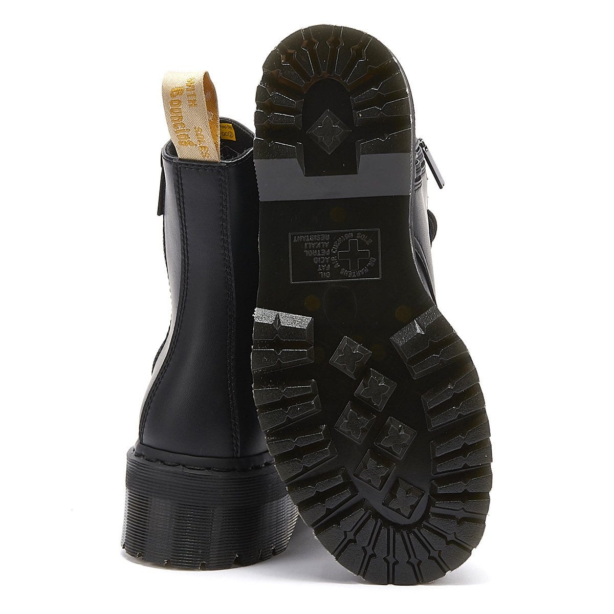 Dr. Martens Jadon II Vegan Femme Noir Mono Bottes