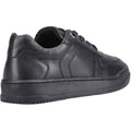 Hush Puppies Dougie Baskets Noires En Cuir Pour Garçons
