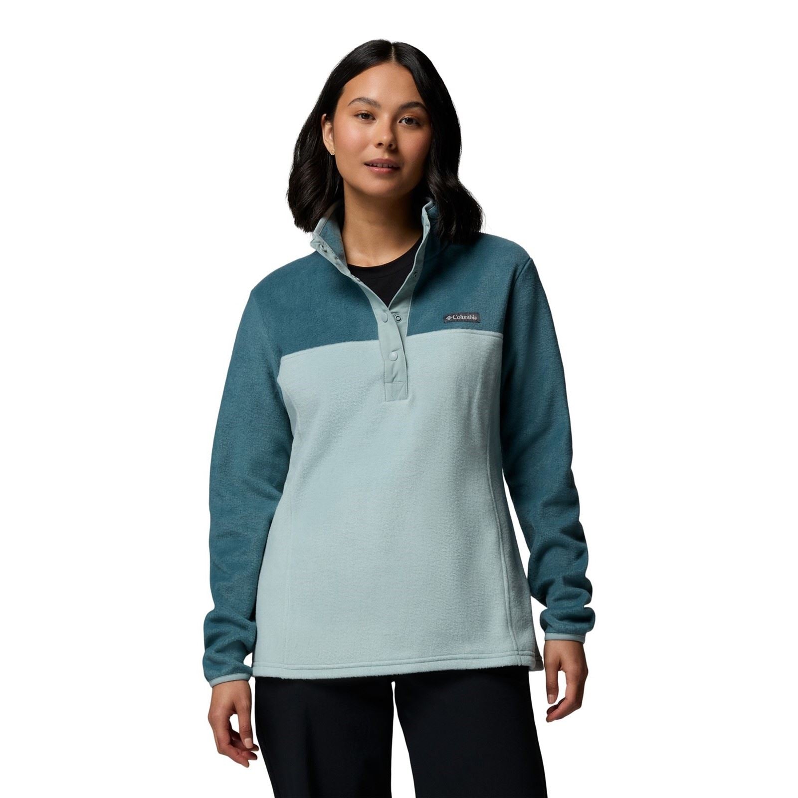 Columbia Benton Springs 1/2 Snap Pull Over II Pull-Over Bleu En Polyester Pour Femmes