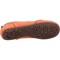 Hush Puppies Janessa Flats En Cuir Pour Femmes De Couleur Corail