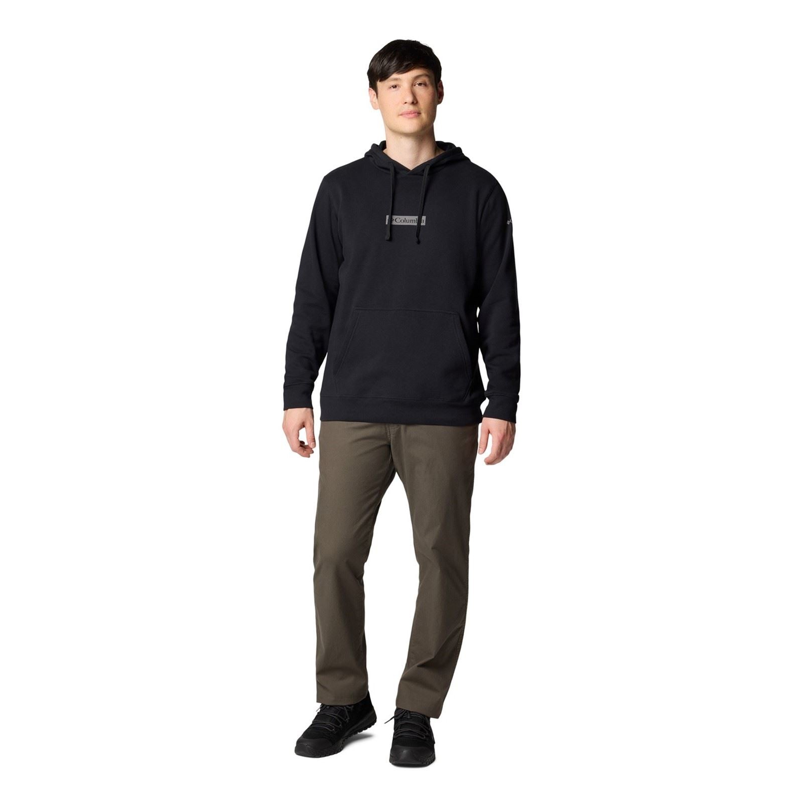 Columbia Columbia Trek Sweat À Capuche Noir En Coton Pour Homme Trek