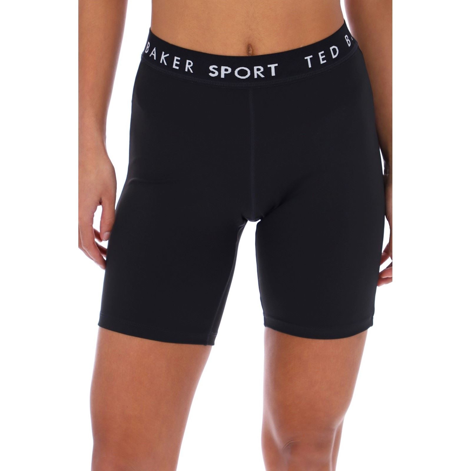 Ted Baker ALLY TBWSA2529 Shorts De Sport Noirs En Polyester Pour Femmes