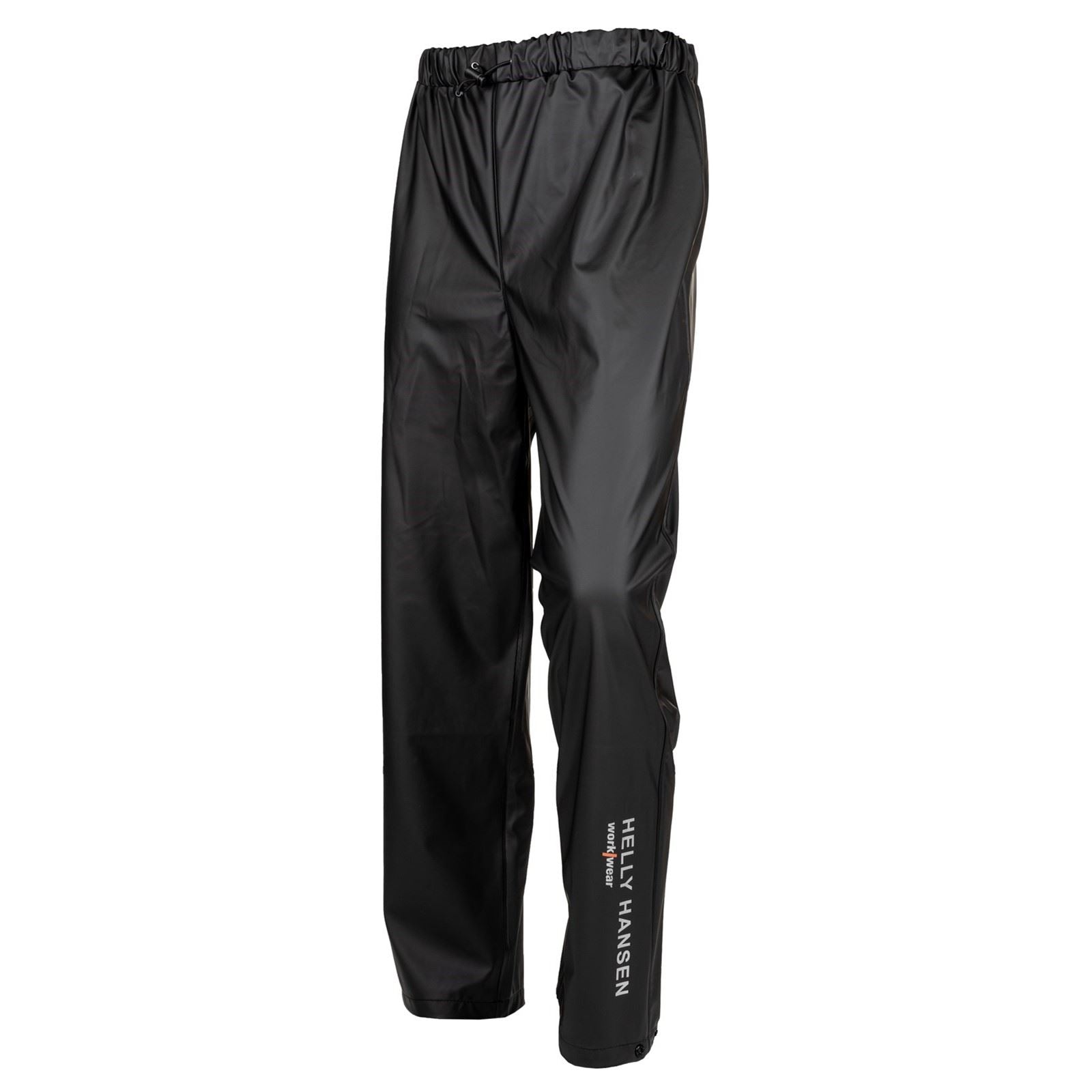 Helly Hansen Workwear Voss Pantalons De Pluie Noirs En Polyester Unisexe Pour Adultes