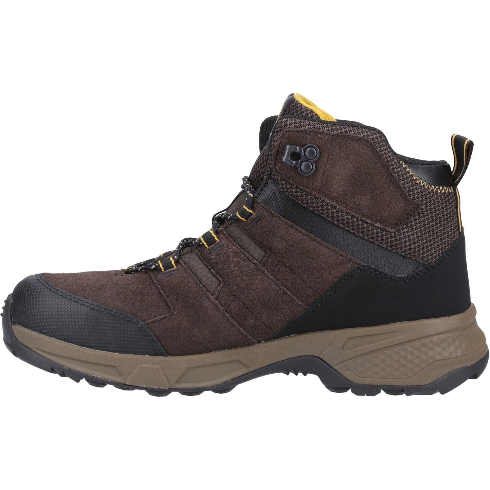 Timberland Pro Bottes De Sécurité En Cuir Brun Foncé Switchback