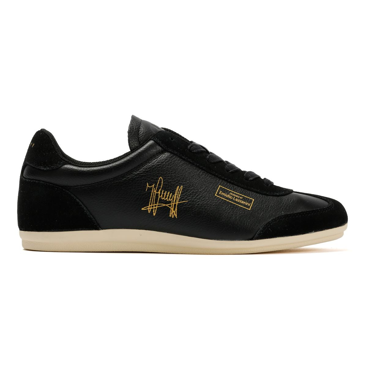 Cruyff Recoupa Baskets Noires En Cuir Pour Hommes