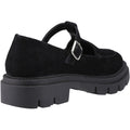 Hush Puppies Nella T-Bar Chaussures Noires Pour Femmes En Suède.