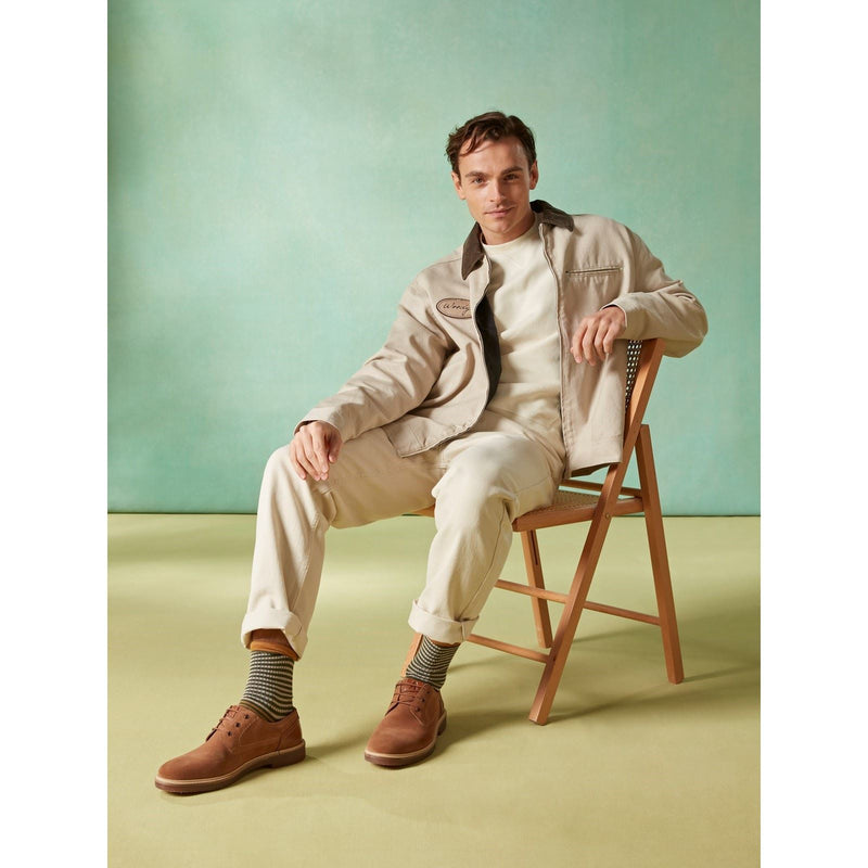 Hush Puppies Guy Chaussures À Lacets En Cuir Pour Homme Couleur Fauve