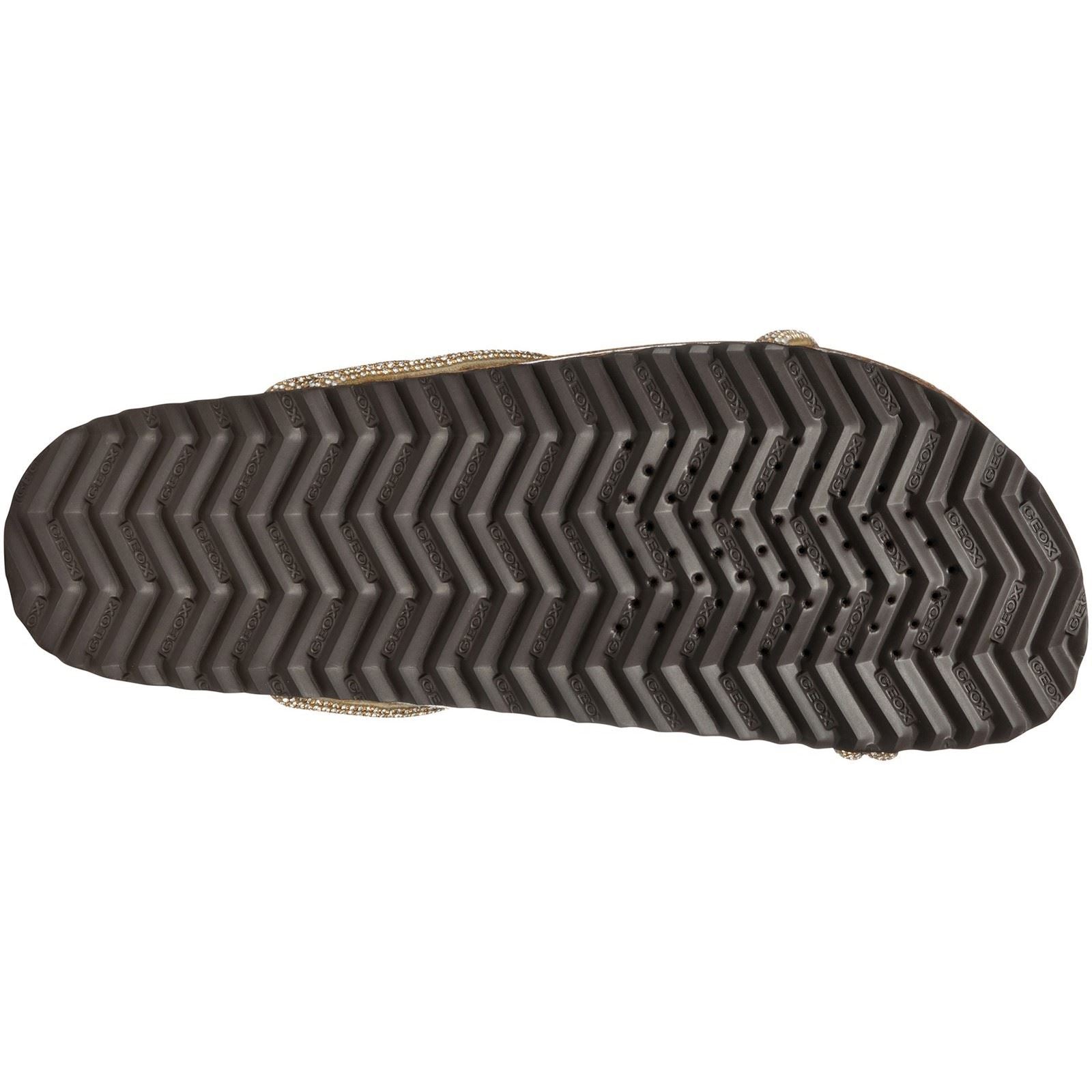 Geox D BRIONIA R Sandales Pour Femmes En Polyester Couleur Taupe Clair