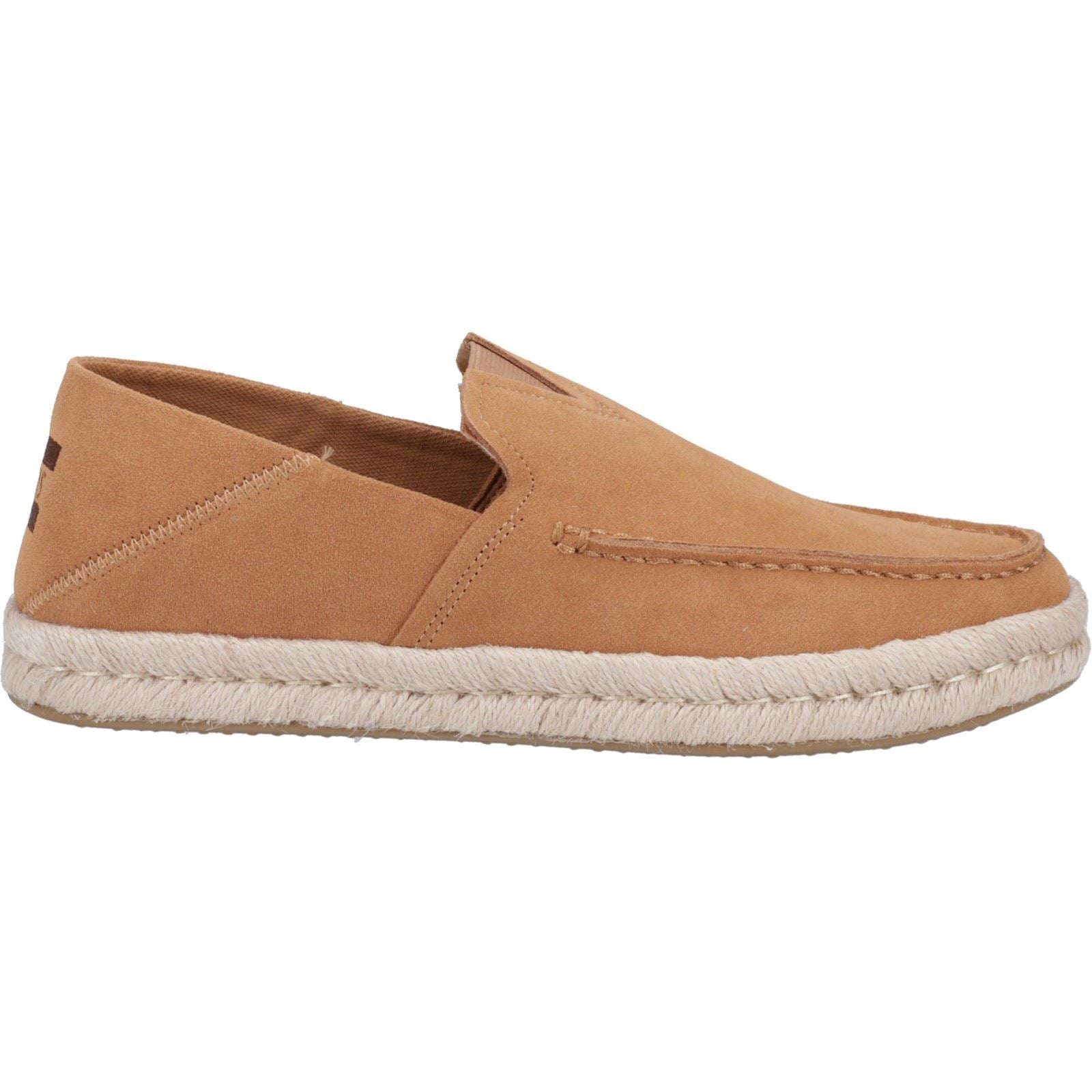 TOMS Alonso Espadrilles En Cuir Pour Hommes Couleur Taupe