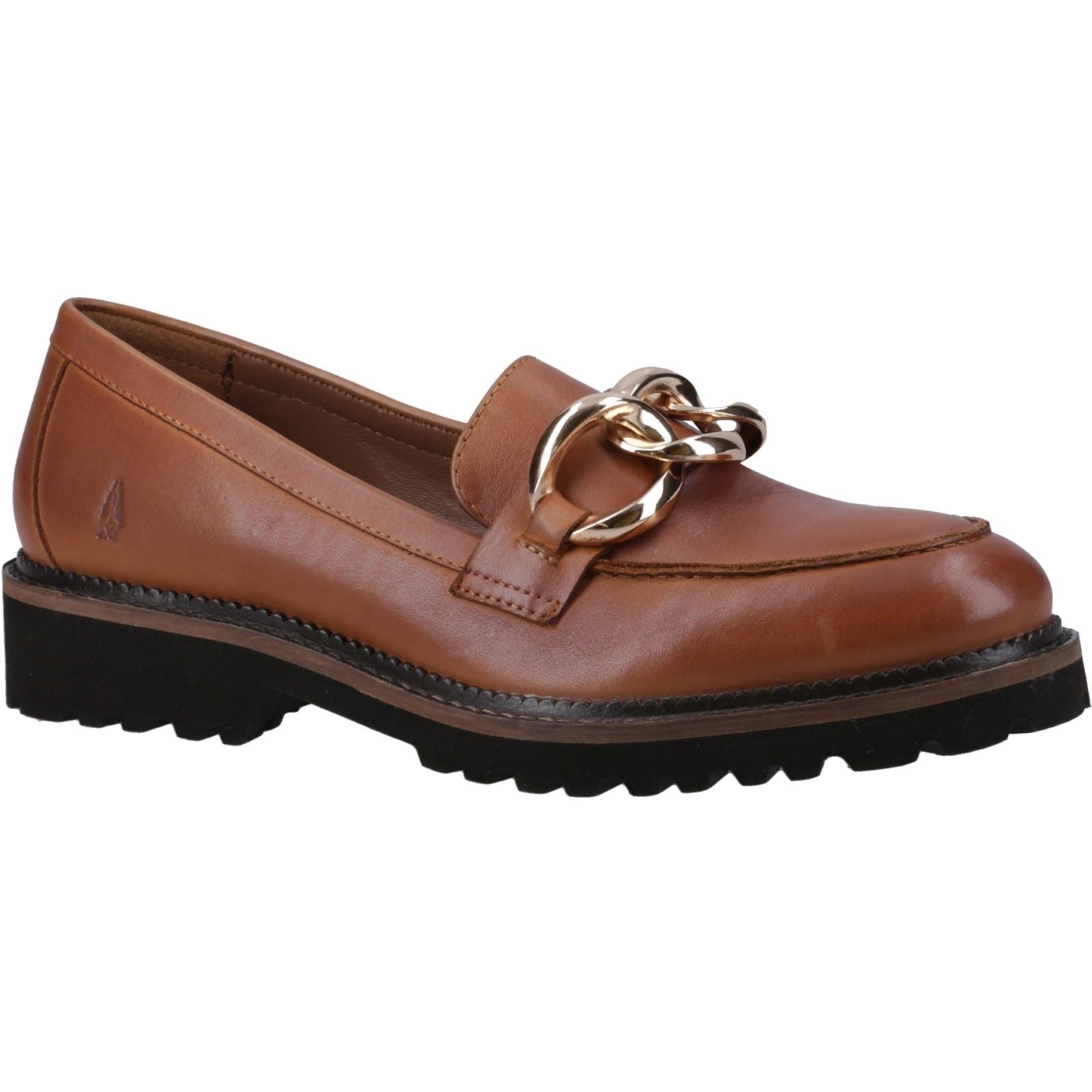 Hush Puppies Gianna Mocassins En Cuir Pour Femmes Marron