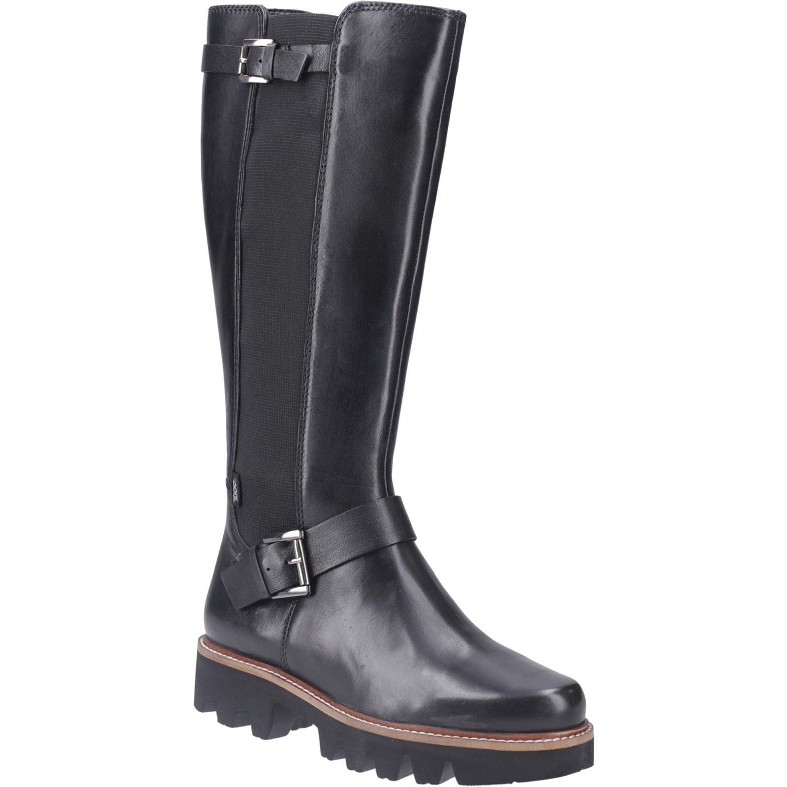 Pod Aleena Bottes Noires Pour Femmes En Simili Cuir