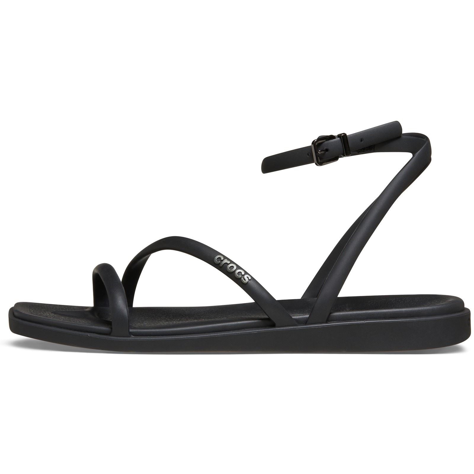 Crocs Miami Toe Loop Sandales Noires Pour Femmes En Eva