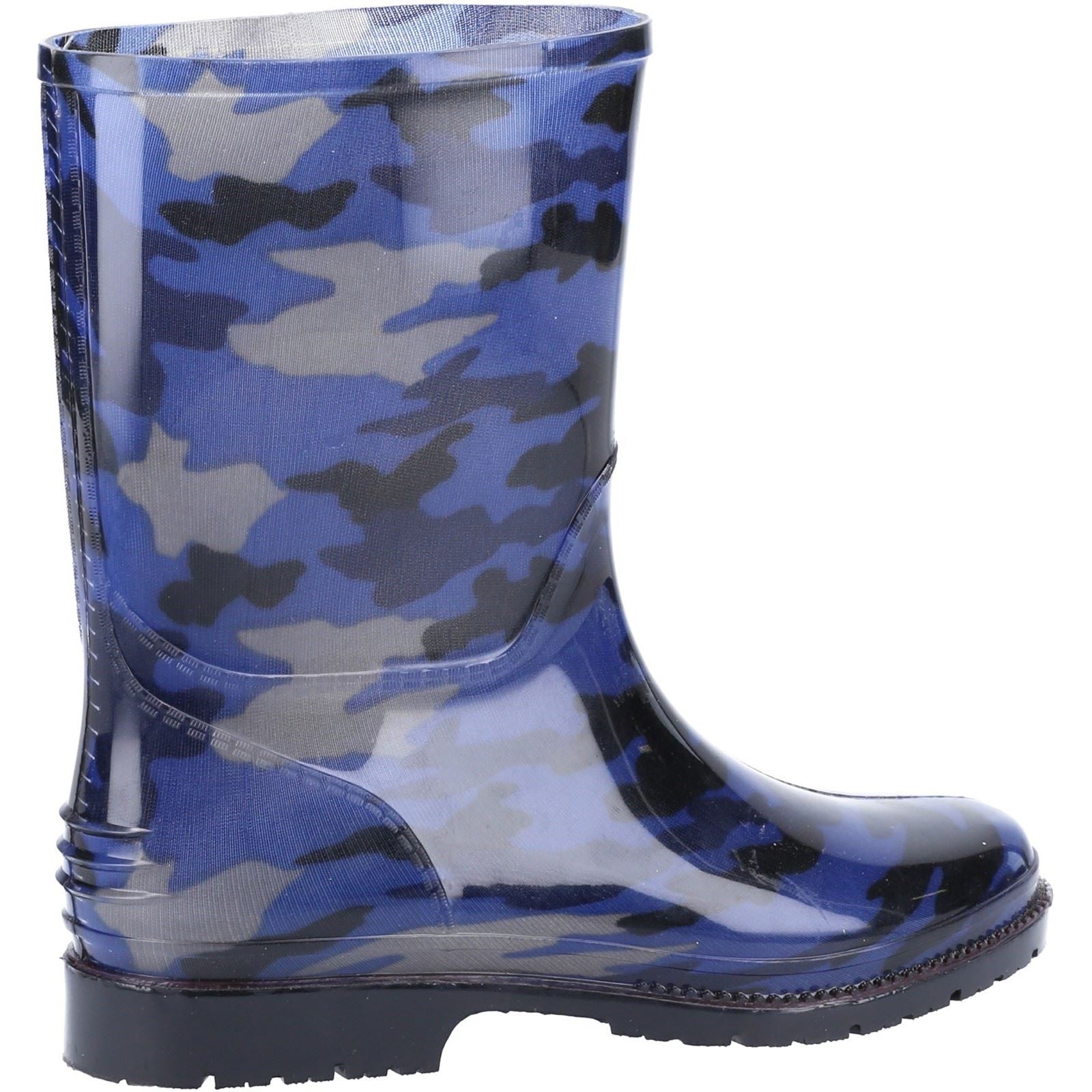 Cotswold PVC Jnr Bottes De Pluie Camouflage Marine Pour Filles En Pvc