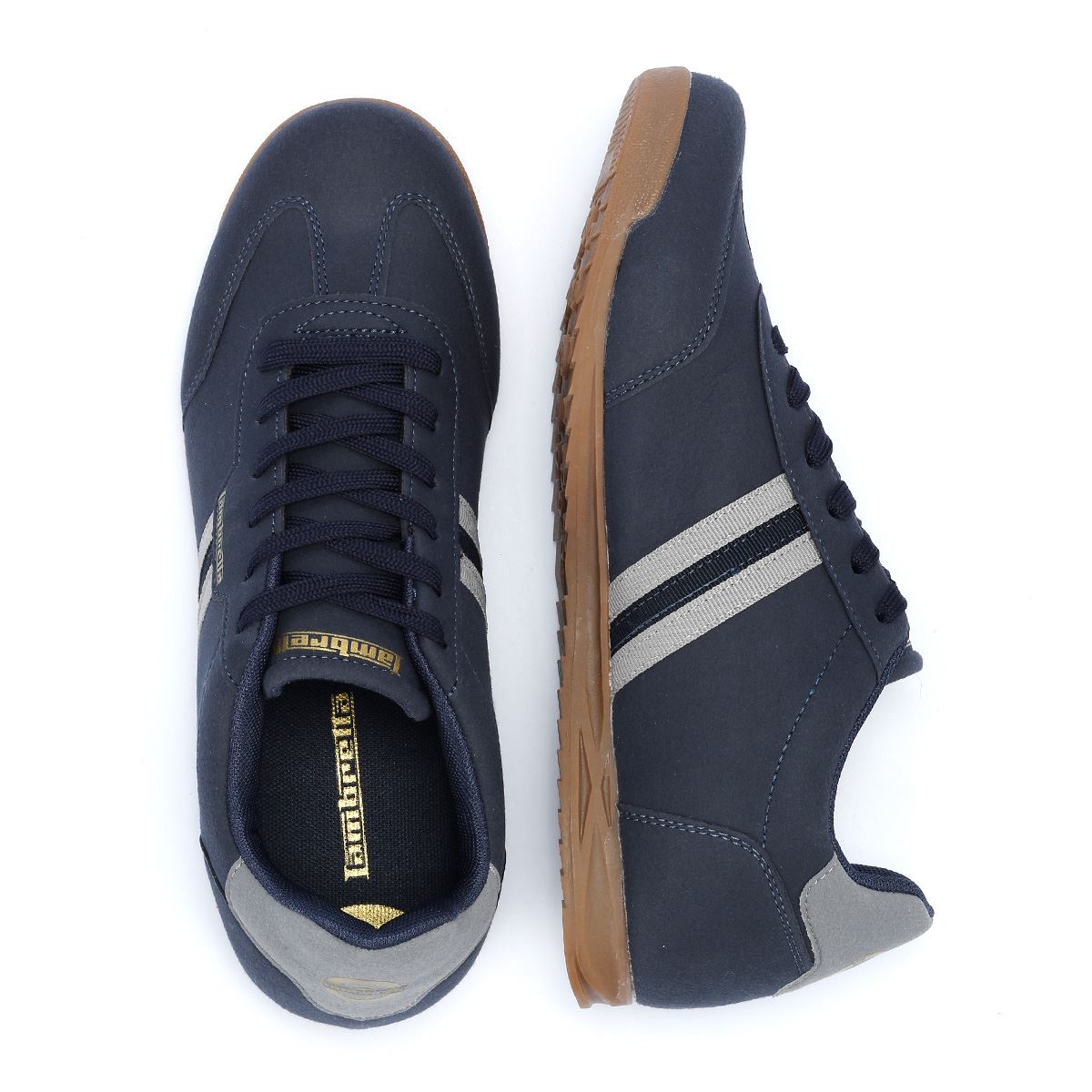 Lambretta Tackle Sneakers Homme Bleu Marine
