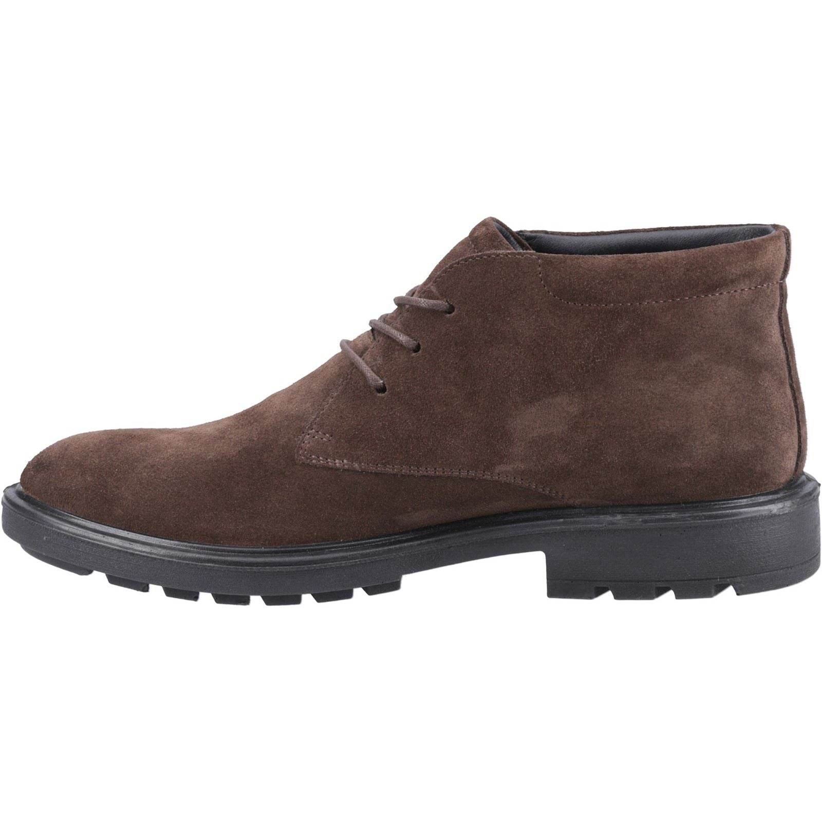 Hush Puppies Marsden Bottes De Cheville Brunes Pour Homme En Daim
