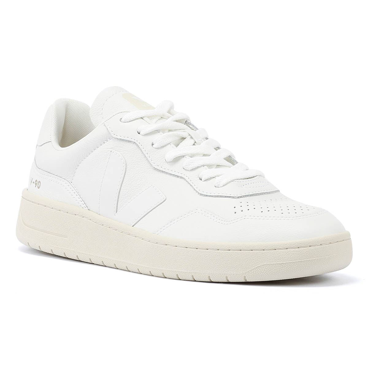 Veja V-90 Baskets Extra Blanches En Cuir Pour Hommes
