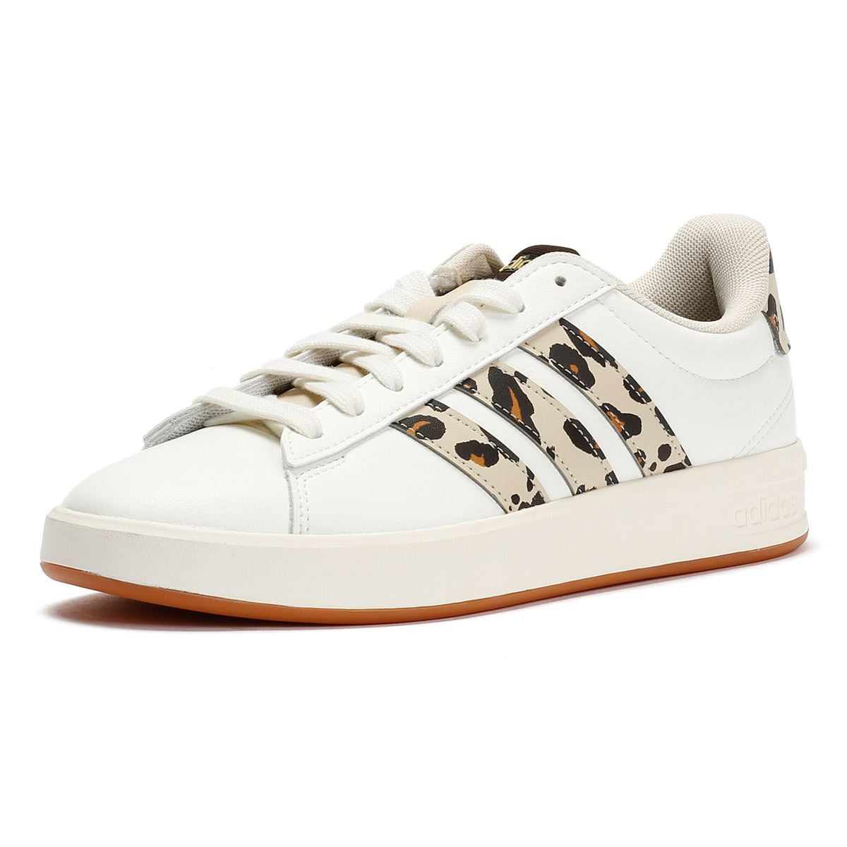 Adidas Grand Court 3.0 Baskets Beiges Pour Femmes