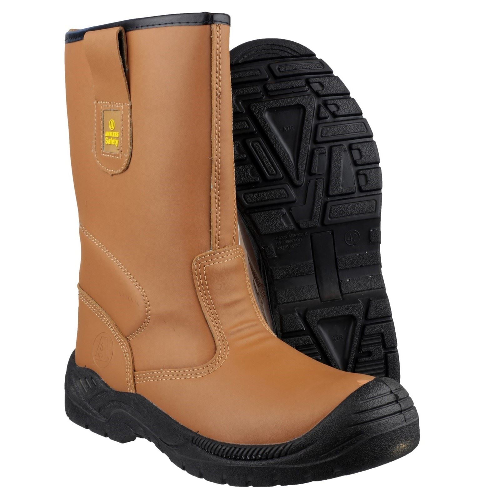 Amblers Safety  Bottes De Sécurité En Cuir Tan Fs142