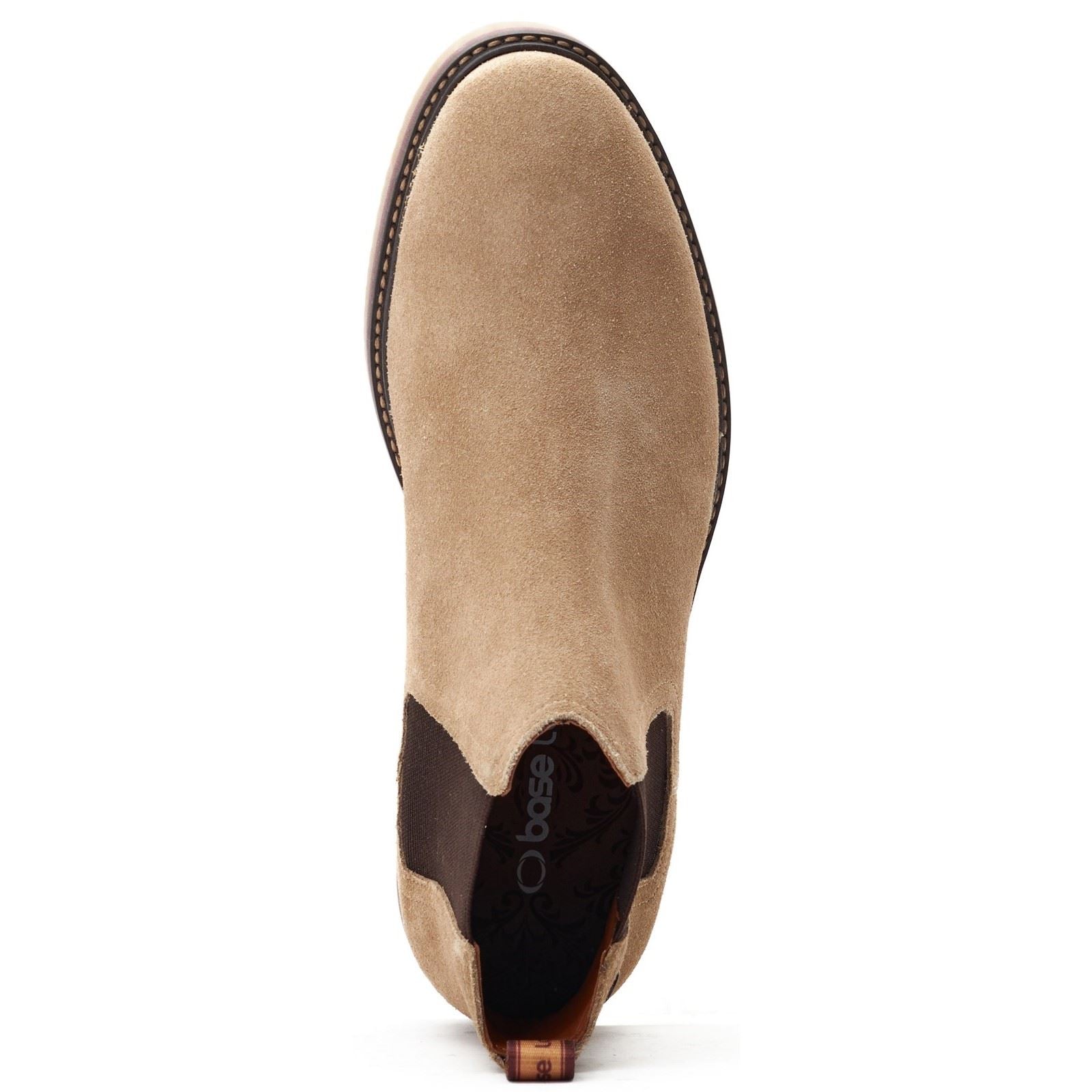 Base London Hooper Bottes En Cuir Pour Hommes Couleur Beige Sable