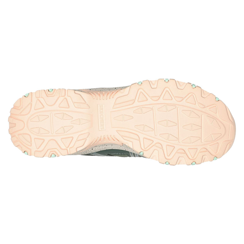 Skechers Hillcrest Ridge Baskets En Cuir Pour Femmes Couleur Olive