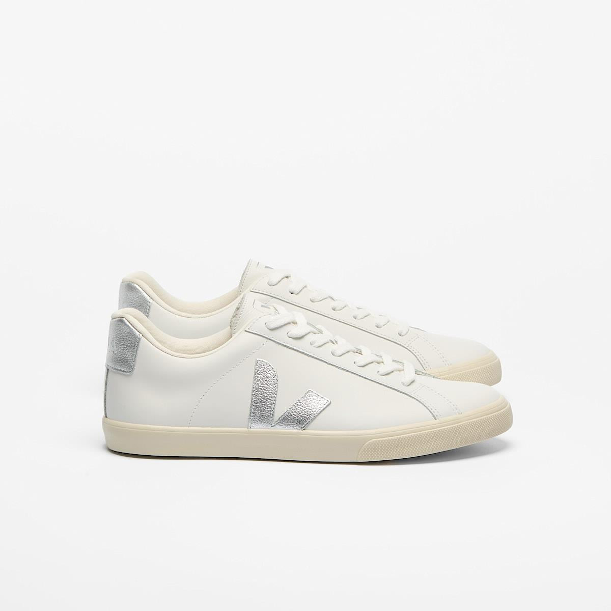 Veja Esplar Baskets Blanches En Cuir Pour Femmes