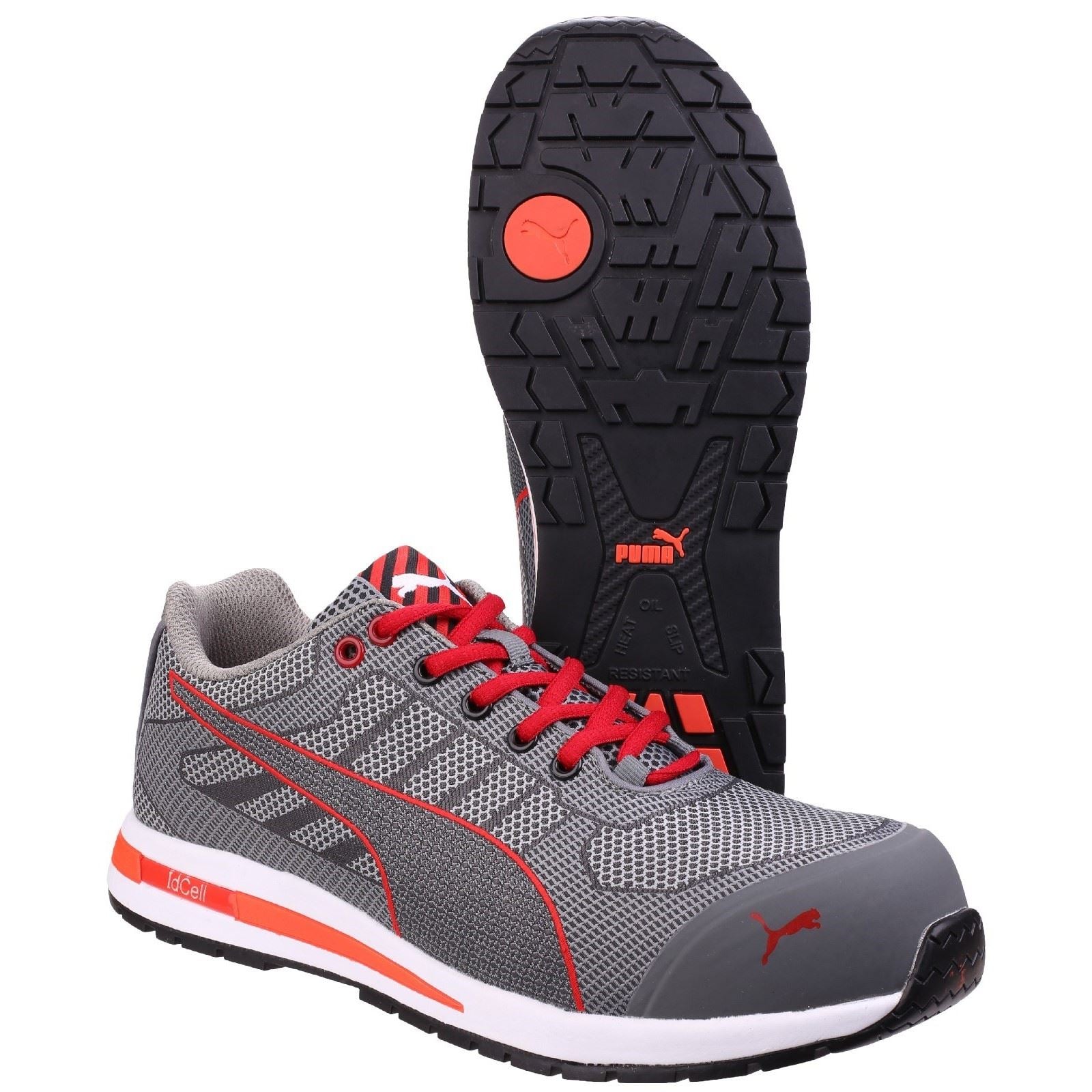Puma Safety  Baskets De Sécurité En Textile Gris Xelerate Knit Low