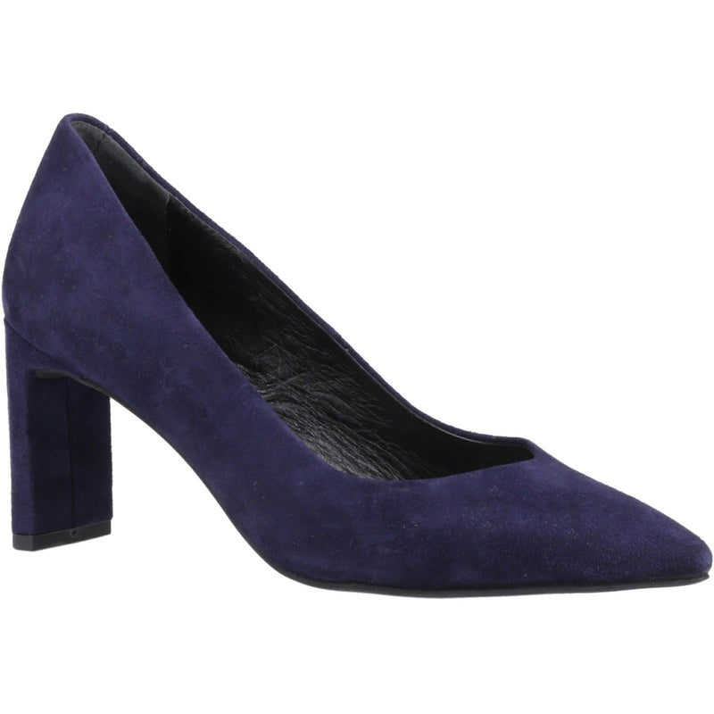 Hush Puppies Olivia Chaussures Bleu Marine Pour Femmes En Suède