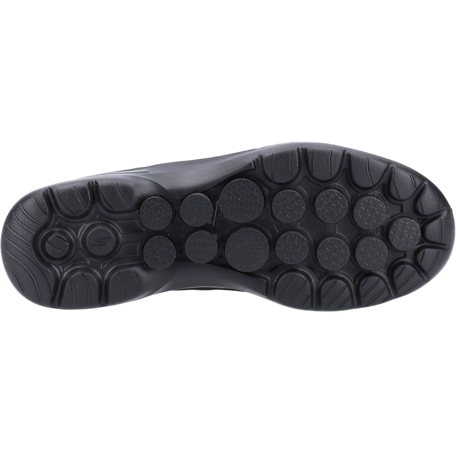 Skechers Go Walk 6 Baskets Noires Pour Femmes En Synthétique