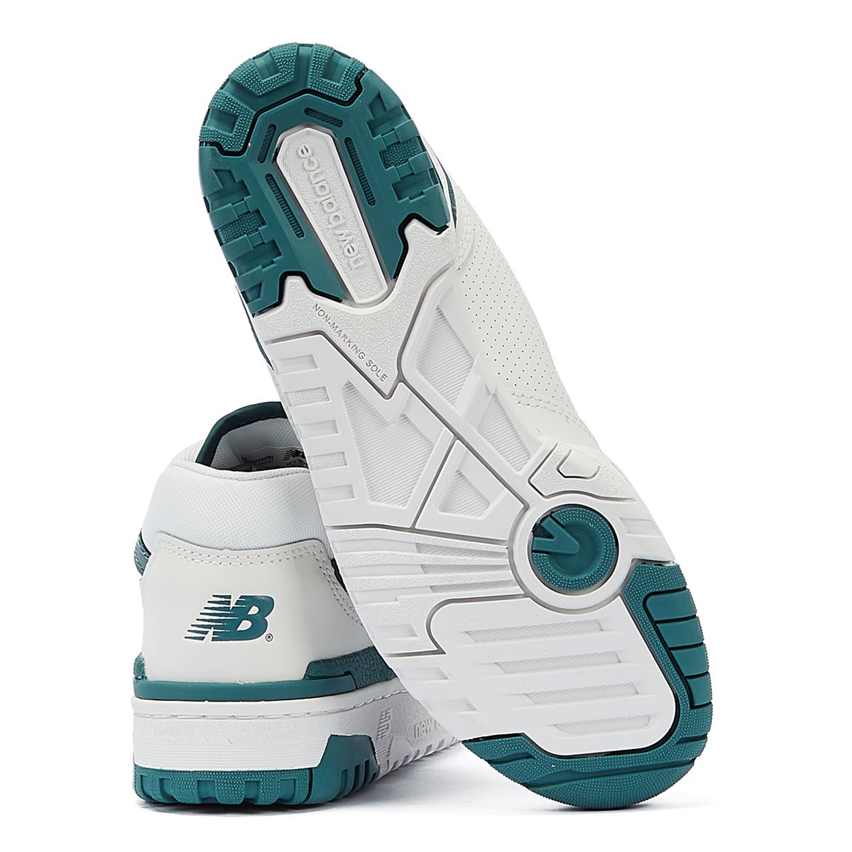 New Balance 550 Baskets Blanches/Vertes Pour Femmes