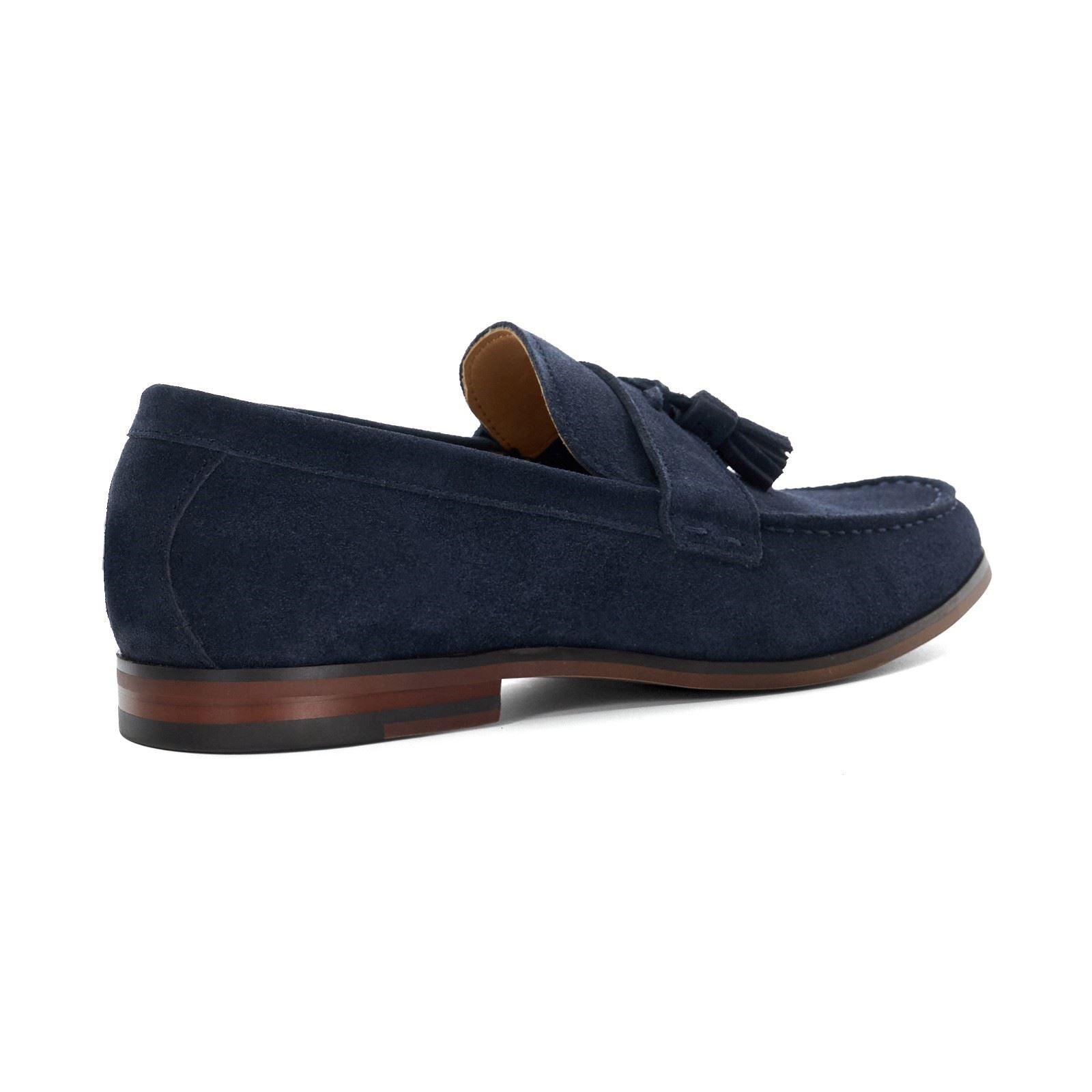 Dune Blaikes Mocassins En Suède Pour Homme Navy