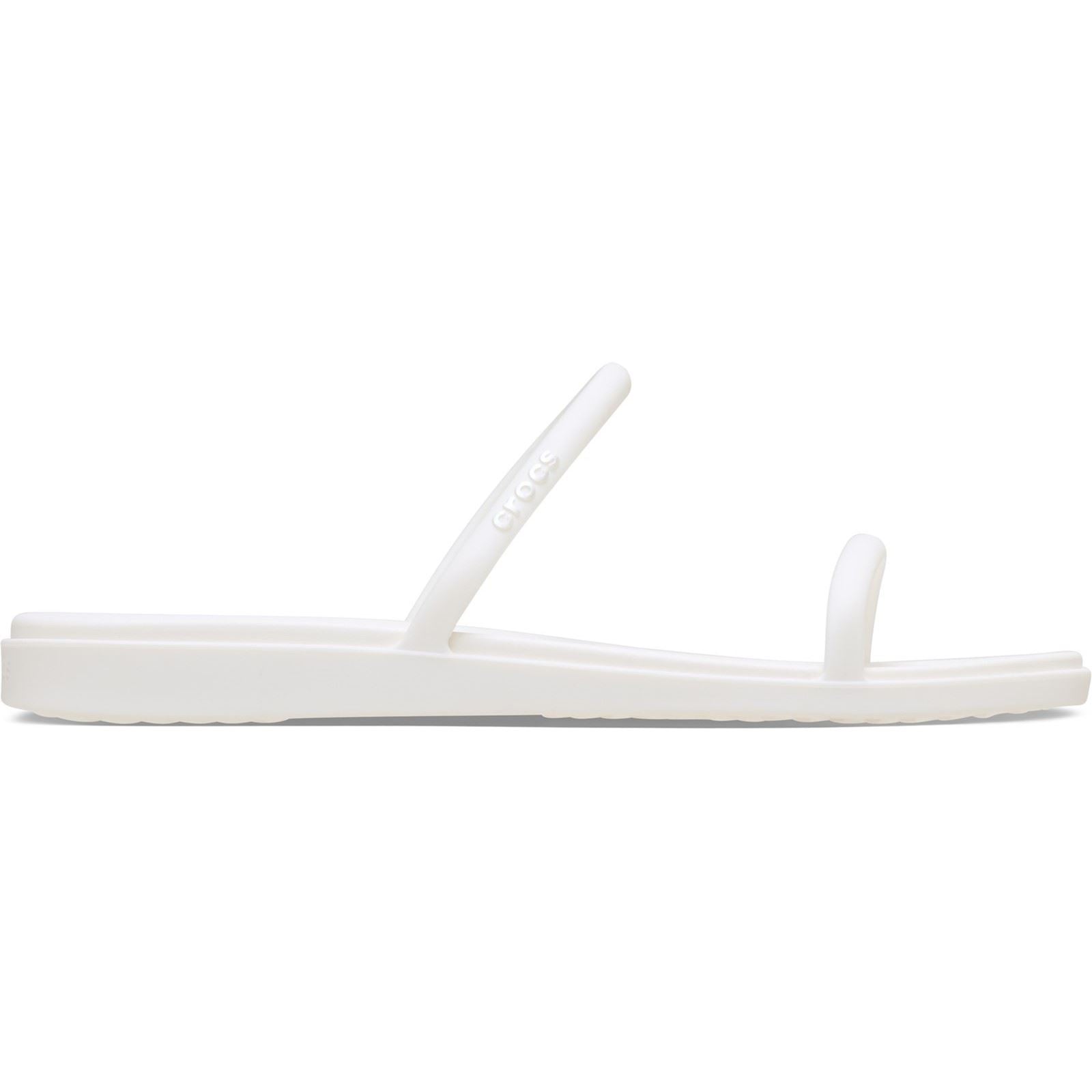 Crocs Miami Two Strap Sandales En Craie Eva Pour Femmes