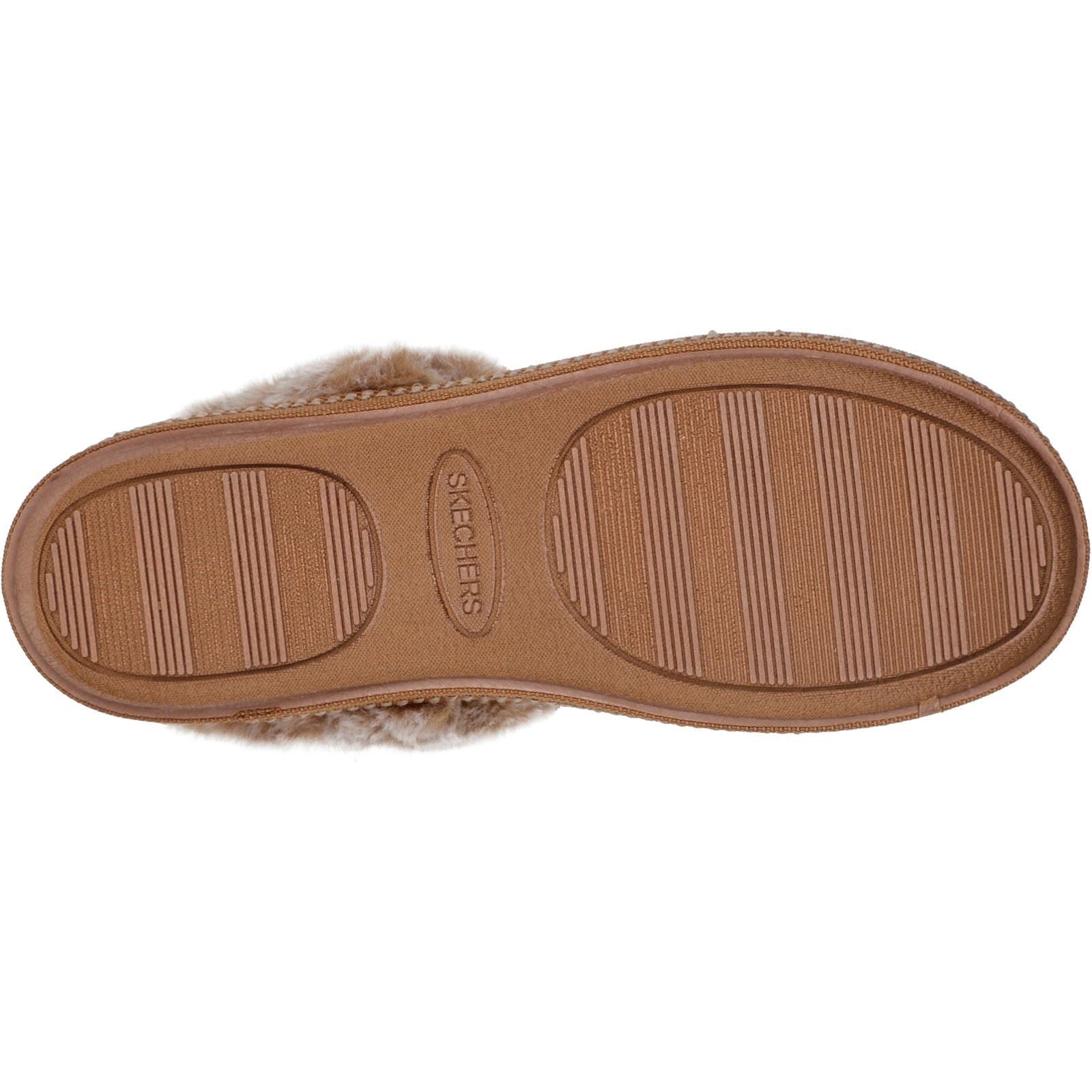 Skechers Cozy Campfire Fresh Toast Chaussons Pour Femmes En Textile Couleur Châtaigne