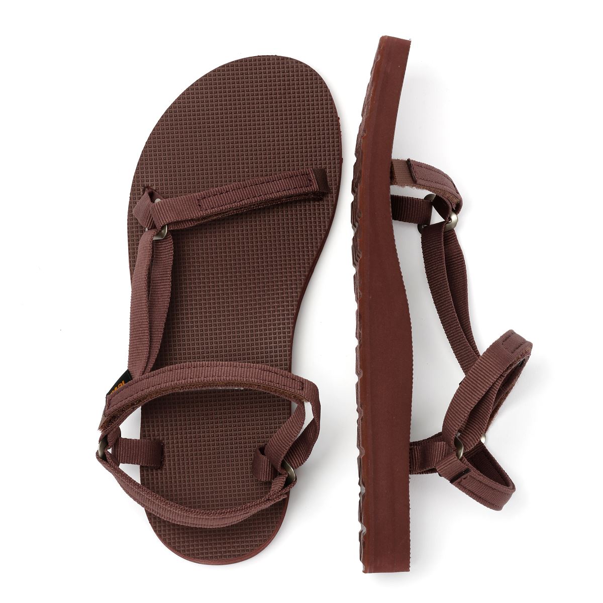 Teva Original Universal Slim Sandales Rouges Pour Femmes