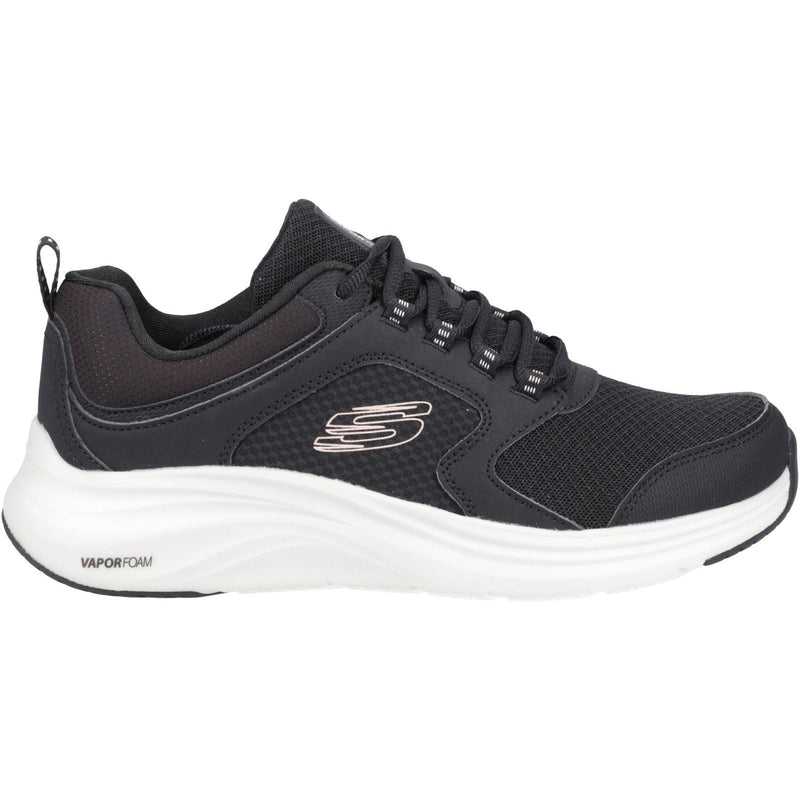 Skechers Vapor Foam Baskets En Textile Pour Femmes, Noir/Rose
