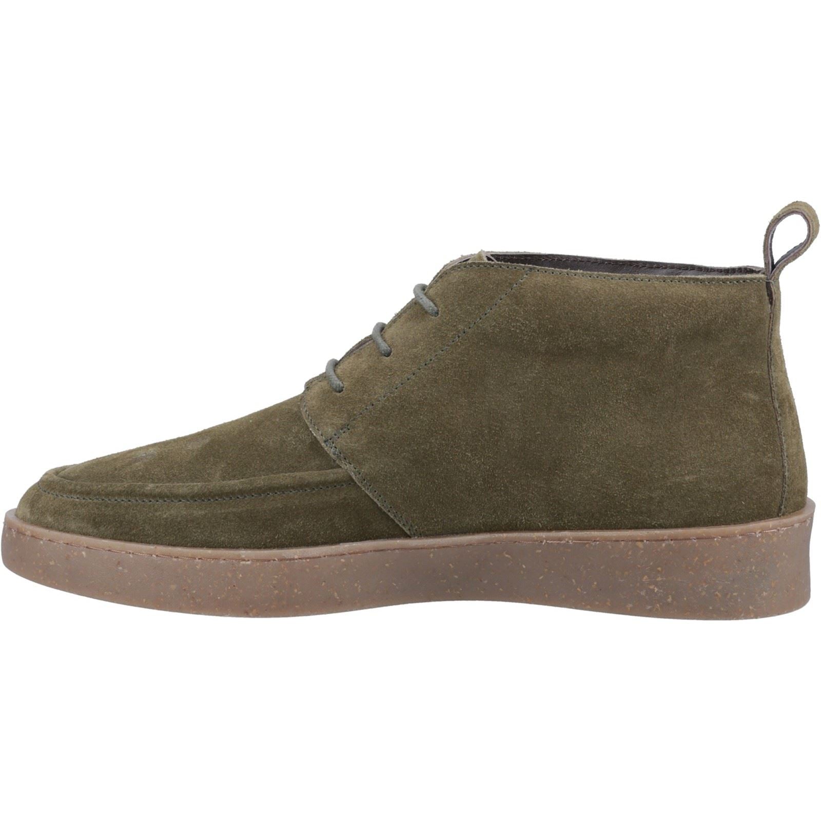 Hush Puppies Rory Bottes Homme En Daim Kaki