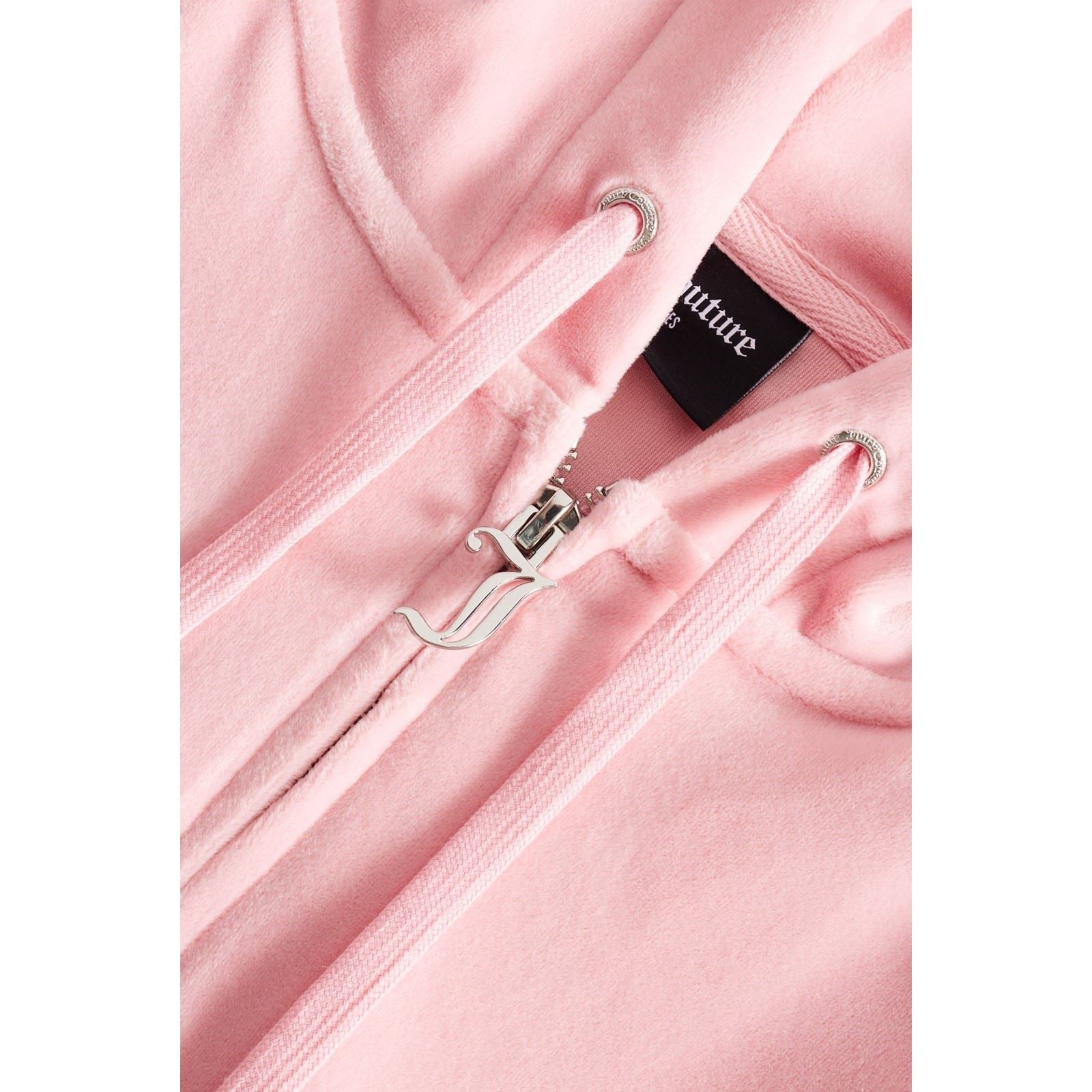 Juicy Couture Robertson Classic Jacket Sweat À Capuche Rose En Polyester Pour Femme