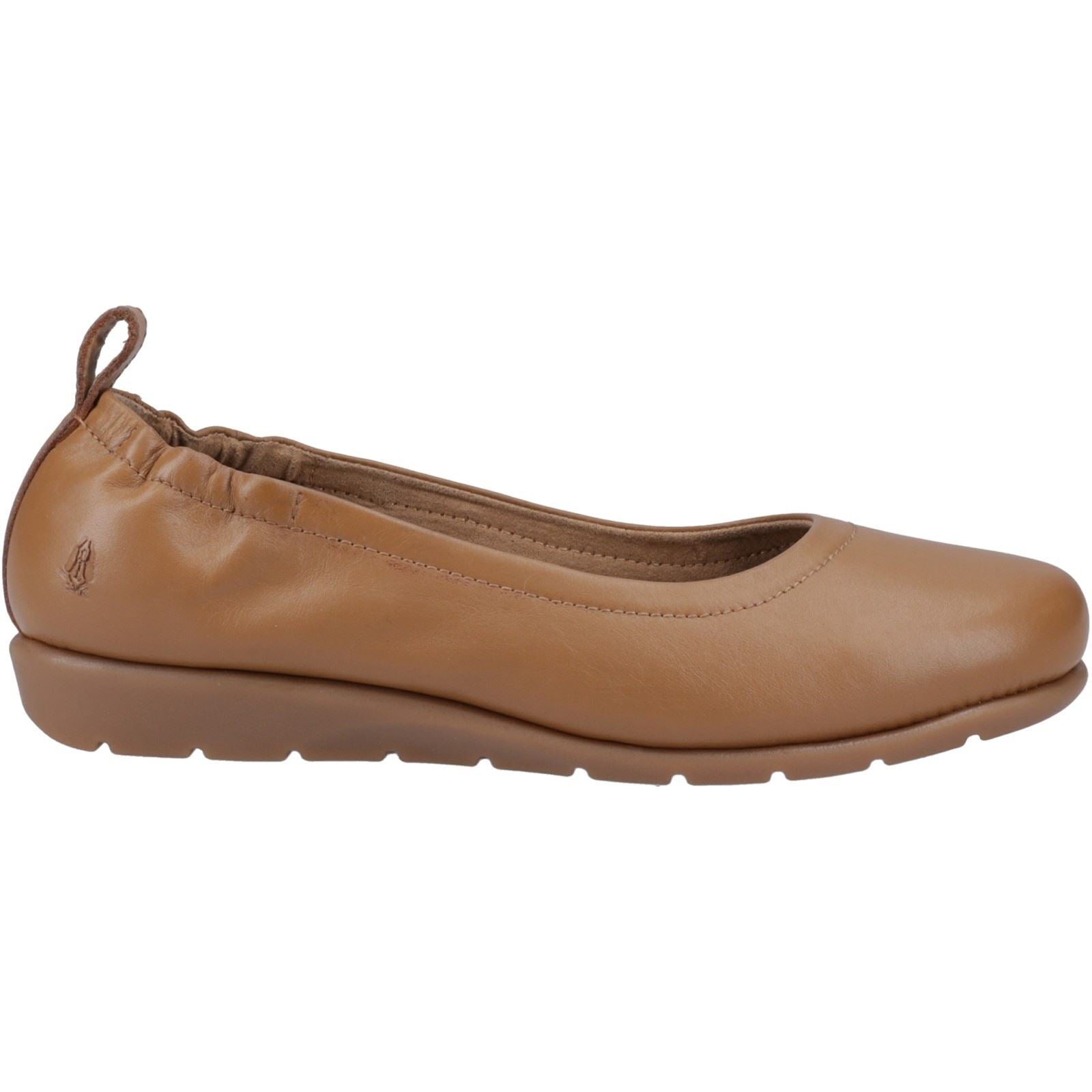 Hush Puppies Skylar Ballons Plats Pour Femmes En Cuir De Couleur Tan