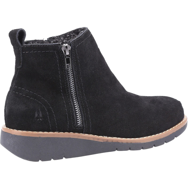 Hush Puppies Libby Bottes En Daim Noir Pour Femmes