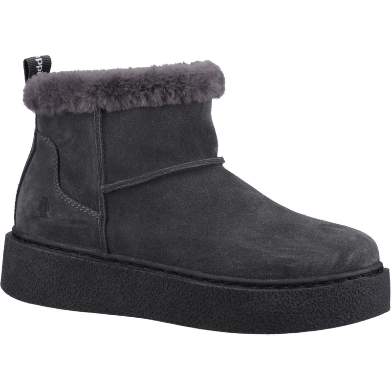 Hush Puppies Becca Bottes D'hiver Pour Femmes En Suède Couleur Anthracite