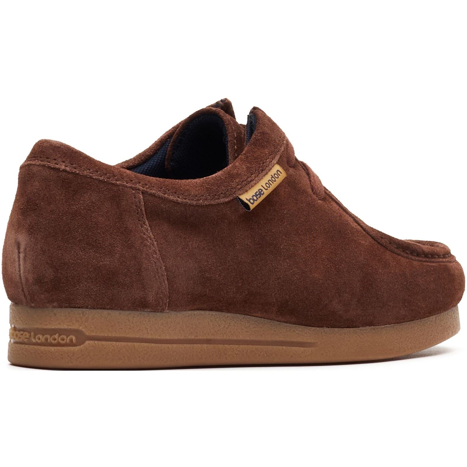 Base London Koko Lace Up Chaussons En Cuir Pour Hommes Marron